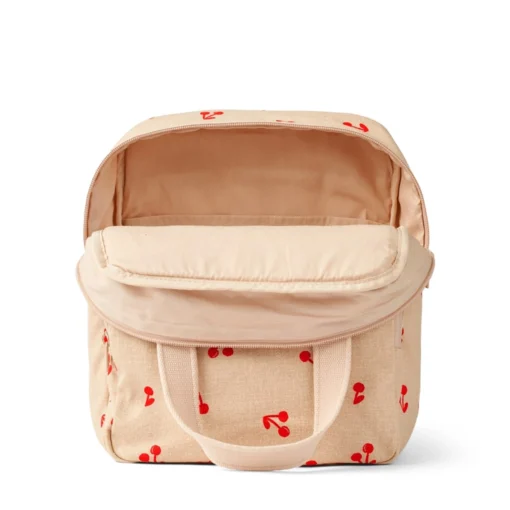 Liewood Kinder-Rucksack Elsa „Cherries / Apple blossom“, Bio-Baumwolle, 30x24x12cm