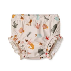 Liewood Mila Baby Windel-Badehose „Mermaids / Sandy“