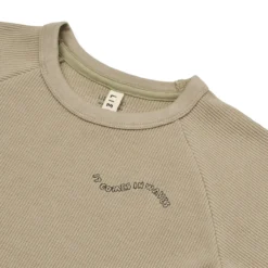 Liewood T-Shirt Nilo „Taupe“, Waffelstruktur