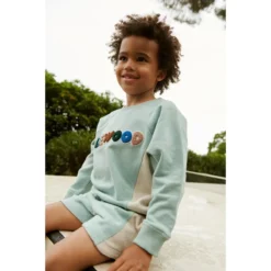 Liewood Oversize Sweatshirt Aude „Ice blue / Sandy“