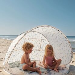 Liewood Pop-Up UV-Strandzelt Cassie „Sea creature / Sandy“, Strandmuschel, UV-Schutz 40+, 90x140x110cm