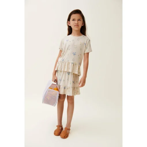 Liewood Schösschen-T-Shirt Margit „Flora / Sandy“, Gr. 86-128