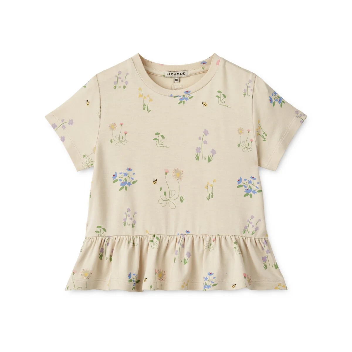 Liewood Schösschen-T-Shirt Margit „Flora / Sandy“, Gr. 86-128