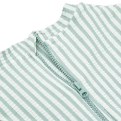 Liewood Kinder Badeanzug Sille „Sea blue / white“, Seersucker