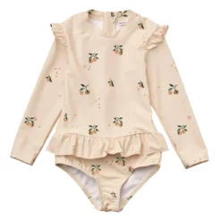 Liewood Kinder Badeanzug Sille „Peach / Sea shell“, LSF 40+, Gr. 110