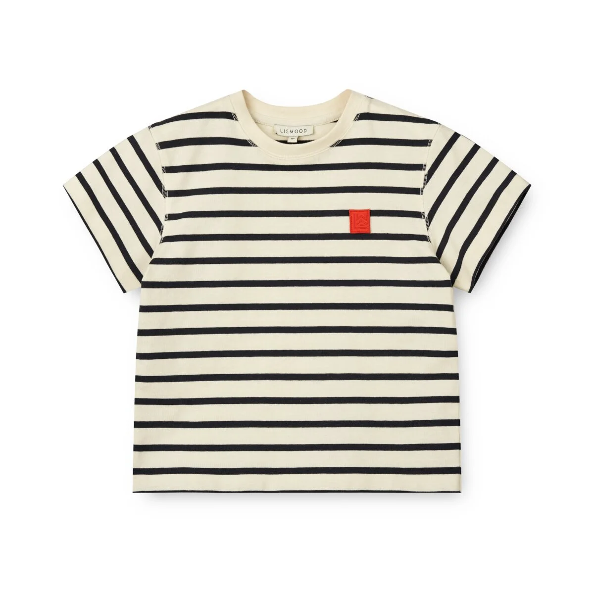 Liewood T-Shirt Sixten „Classic navy / Creme de la creme“, Gr. 86-128