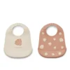 Liewood Tilda Silikon Lätzchen „Shell / Pale tuscany“, 2er Set