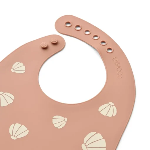 Liewood Tilda Silikon Lätzchen „Shell / Pale tuscany“, 2er Set