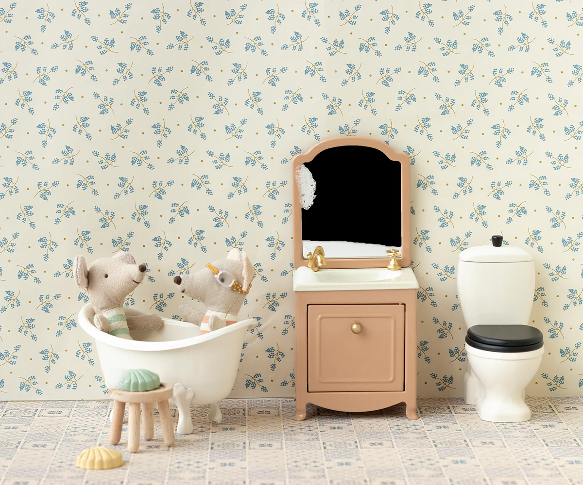 Maileg Puppenhaus Toilette, Metall, Gr. Maus Mood 1