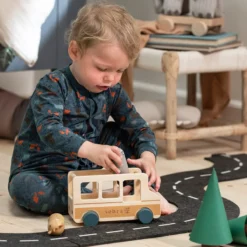 Sebra Bus aus Holz „Wildlife“