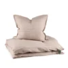 Sebra Junior-Bettwäsche „seabreeze beige“, Musselin, 140x100cm / 45x40cm
