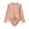 Liewood Kinder Badeanzug Sille „Leo spots / Tuscany rose“