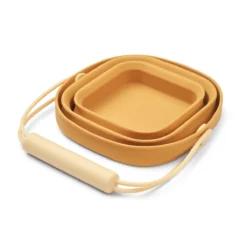 Liewood faltbarer Silikon-Sandeimer Abelone „Yellow mellow / Jojoba“