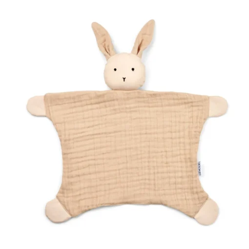 Liewood Addison Kuscheltuch „Rabbit / Apple blossom“, Knistereffekt, 35x35cm