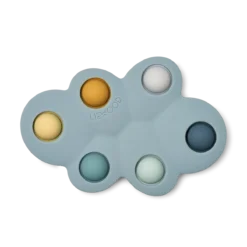 Liewood Pop It Fidget Spielzeug Anne „Cloud / Whale blue mix“ aus Silikon