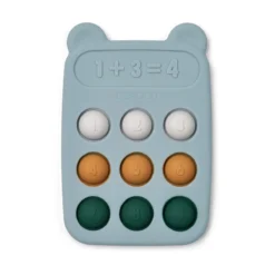 Liewood Pop It Fidget Spielzeug Anne „Sea blue multi mix“ aus Silikon