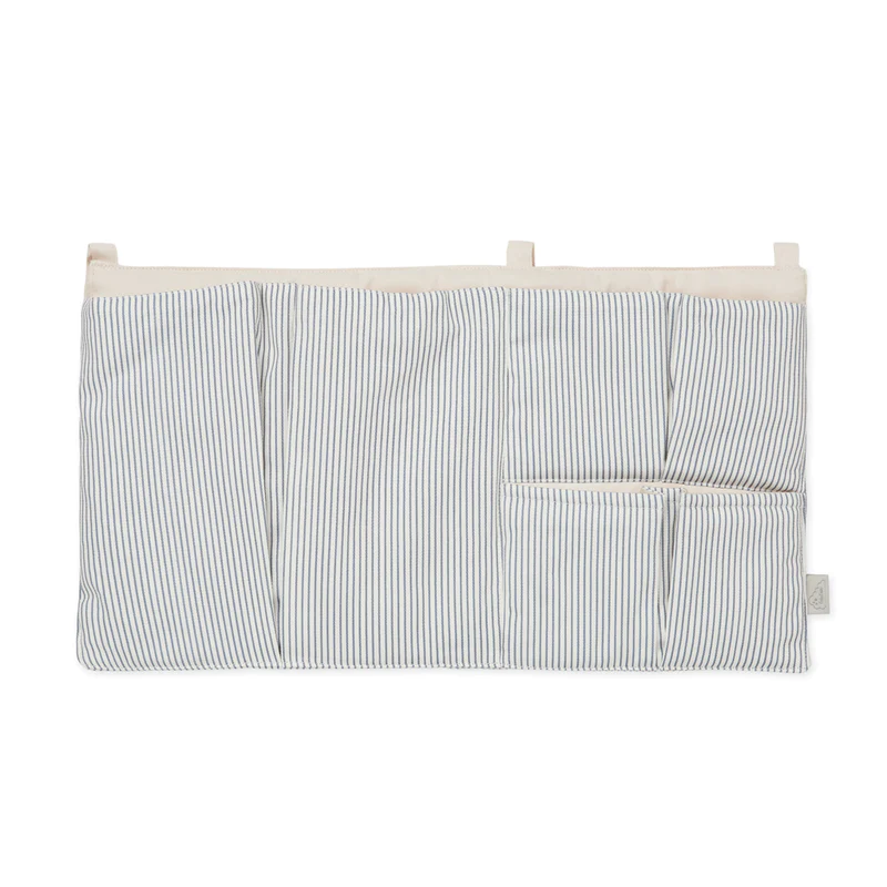 Cam Cam Betttasche „Classic Stripes Blue“, OCS, 42x24cm