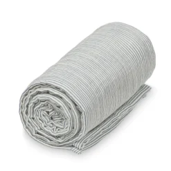 Cam Cam Musselin Decke „Classic Stripes Blue“, 100x100cm, GOTS