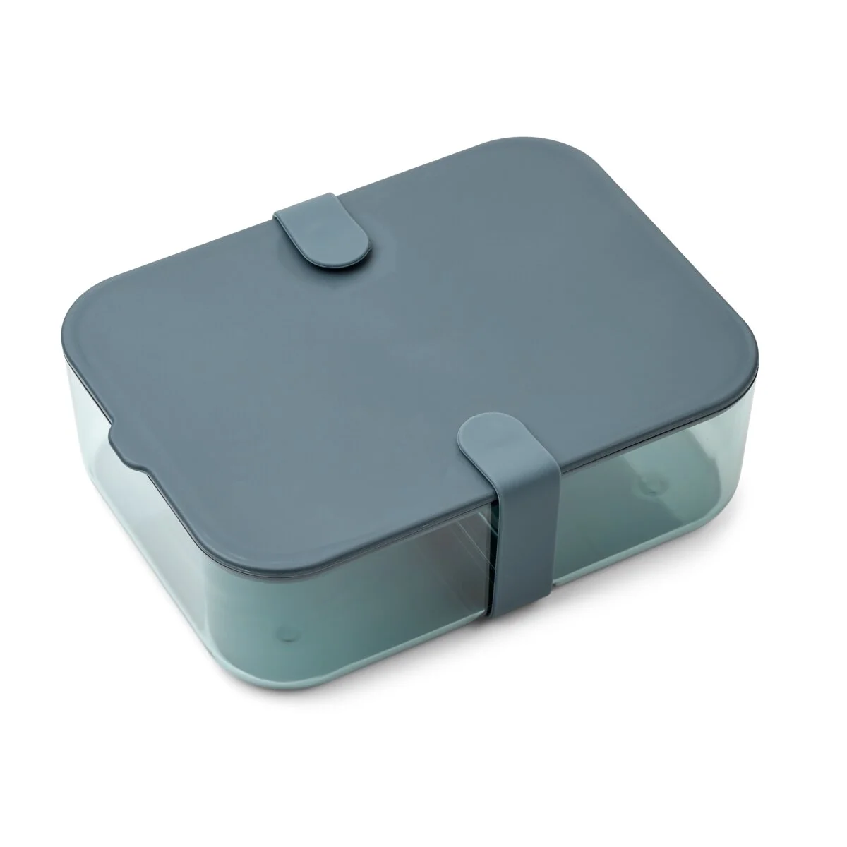 Liewood Snack-Box Carin „Whale blue / Sea blue“, groß, 20x15x7cm