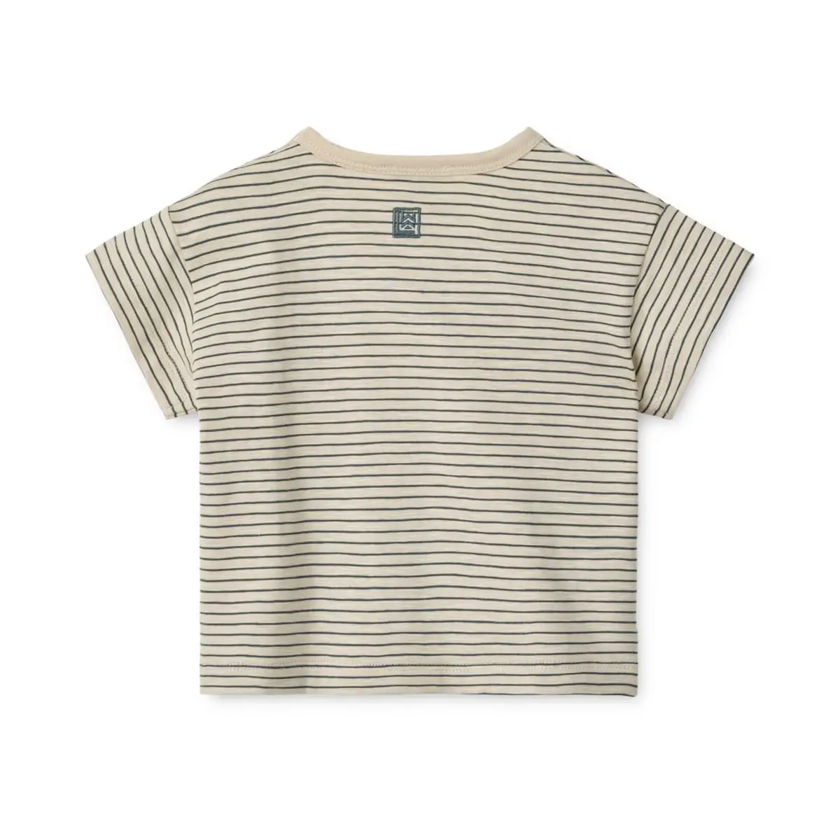 Liewood Dodoma Baby-T-Shirt „Whale blue / Sandy“