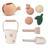 Liewood Florence Strand- und Garten-Set „Peach / Sea shell“, Silikon