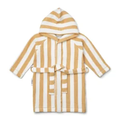 Liewood Bademantel Gray „White / Yellow mellow“ Gr. 1-8 Jahre