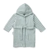 Liewood Bademantel Gray „Peppermint / White“ Gr. 1-8 Jahre
