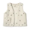 Liewood Sherpa Weste Helgo „Peach / Sandy Embroidery“