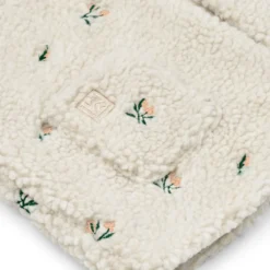 Liewood Sherpa Weste Helgo „Peach / Sandy Embroidery“