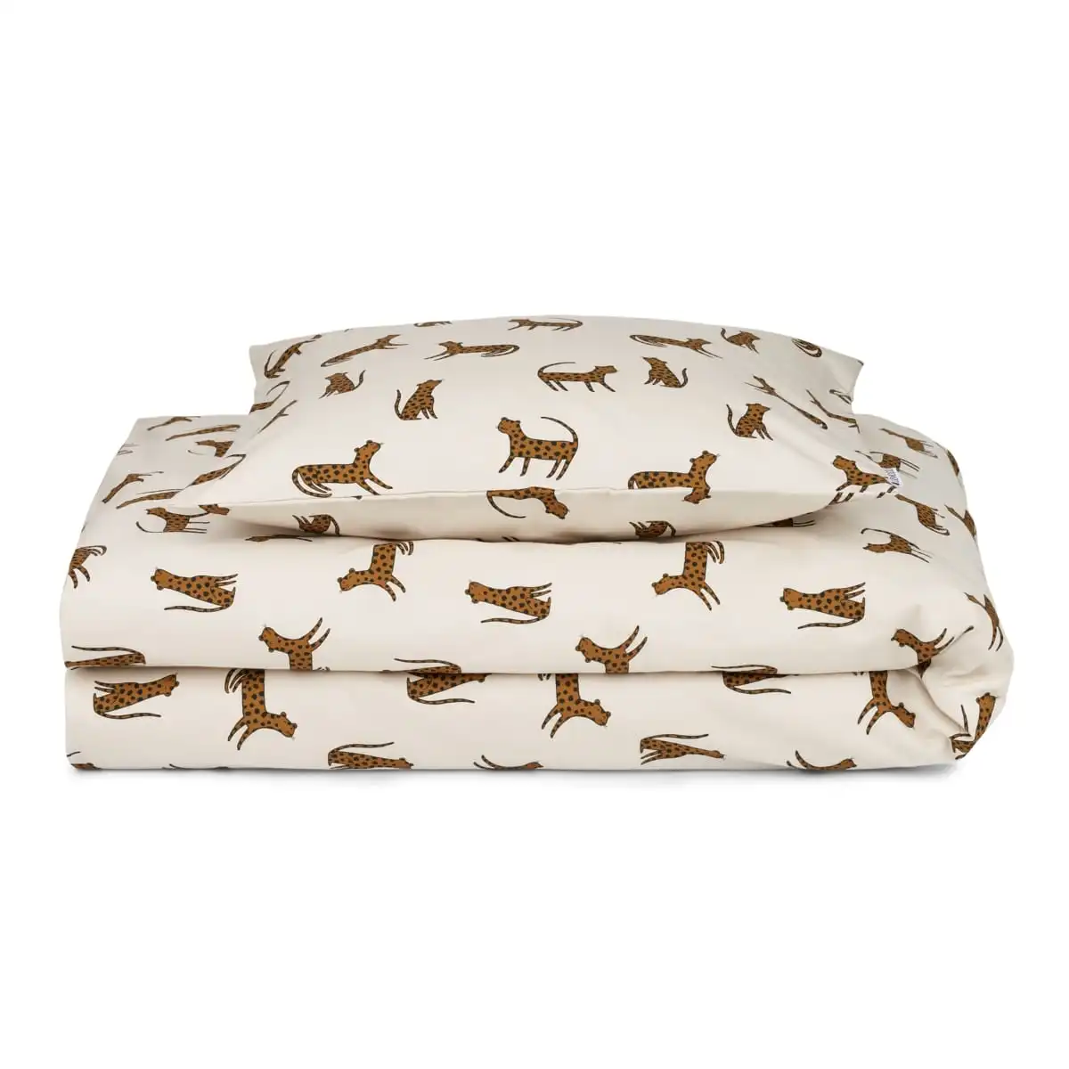 Liewood Junior-Bettwäsche Ingeborg „Leopard / Sandy“