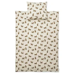 Liewood Junior-Bettwäsche Ingeborg „Leopard / Sandy“