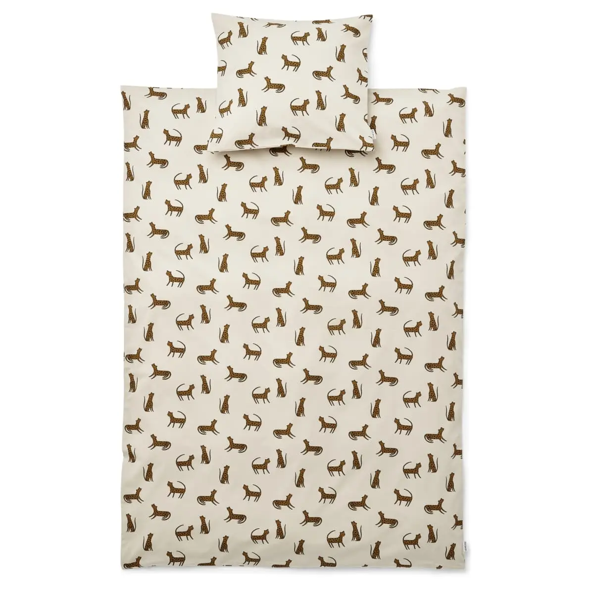 Liewood Junior-Bettwäsche Ingeborg „Leopard / Sandy“