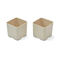 DELISTED Liewood Aufbewahrungssystem Jamal „Sandy“, small, 2er-Set, 10,5cm – Bild 3