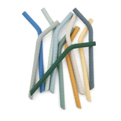 Liewood Silikon Strohhalme Jonas „Peppermint multi mix, 10er-Set