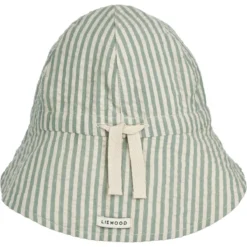 Liewood Sonnenhut Sunneva „ Peppermint / White“, Seersucker