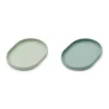 Liewood Frühstücksteller Anita „Dusty mint / Peppermint“ aus Silikon