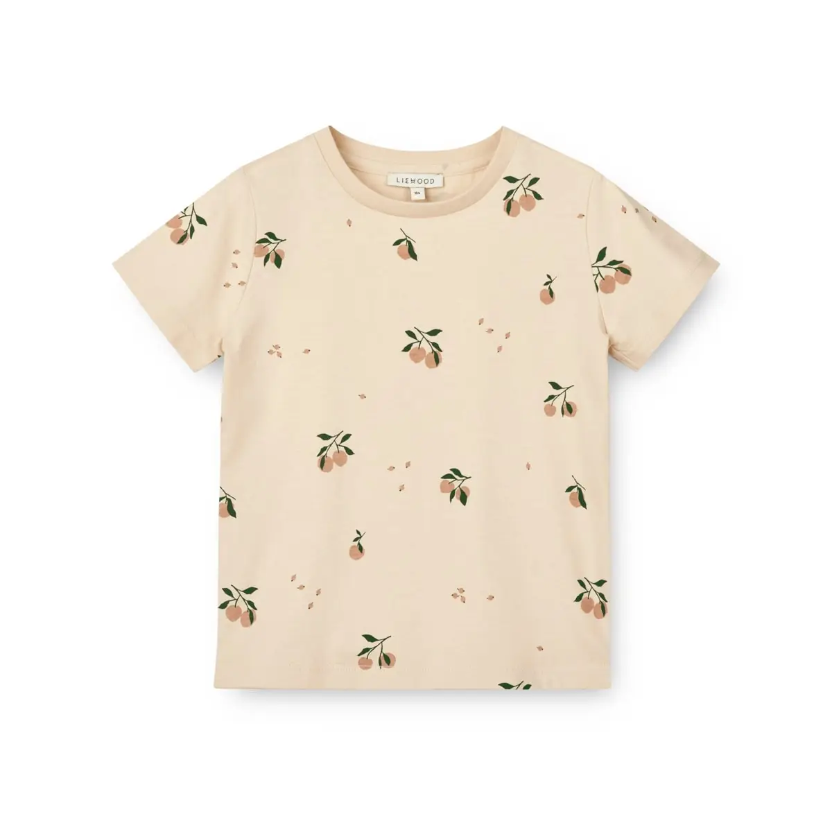 Liewood Kurzarm Baby-T-Shirt Apia „Peach / Sea shell“