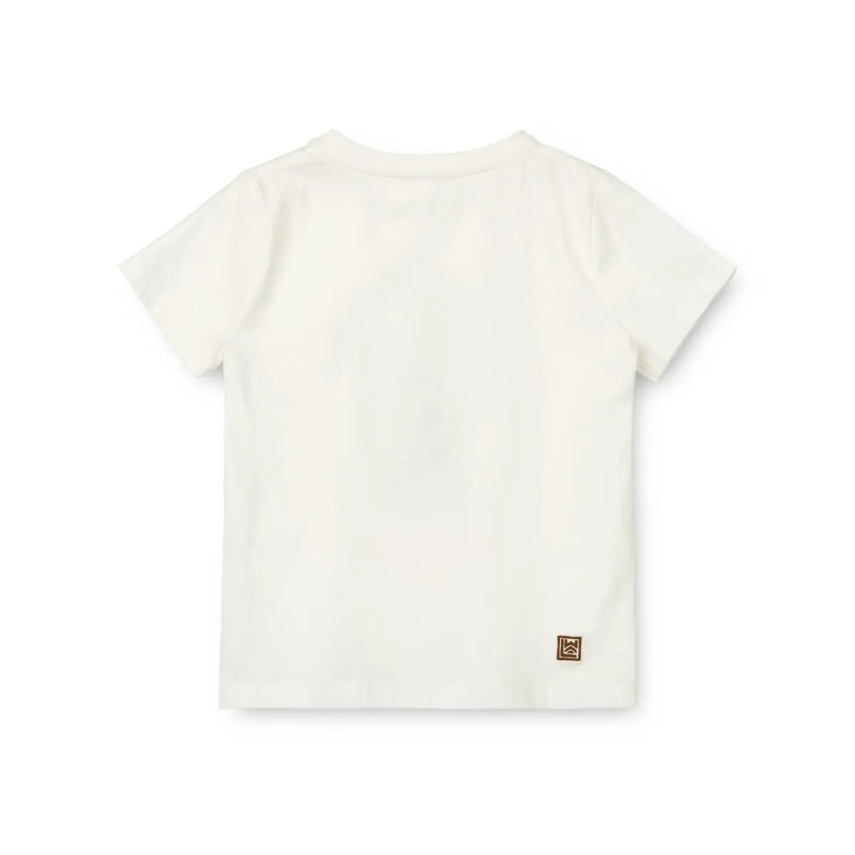 Liewood Kurzarm Kinder-T-Shirt Apia „Leopard / Crisp white“