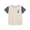 Liewood Kurzarm Kinder-T-Shirt Apia „Oh crab / Sandy“