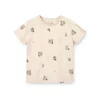 Liewood Kurzarm Kinder-T-Shirt Apia „Peach / Sea shell“