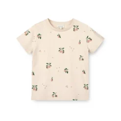 Liewood Kurzarm Kinder-T-Shirt Apia „Peach / Sea shell“