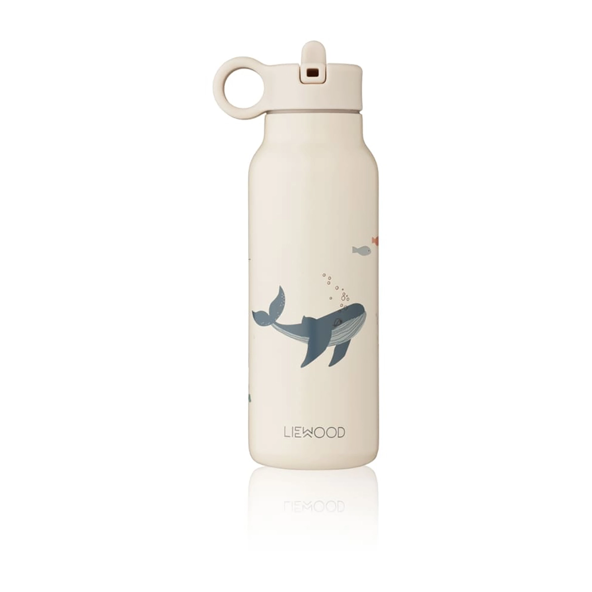 Liewood Falk Edelstahl Trinkflasche „Sea creature / Sandy“ 350ml, Medium