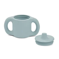 Liewood Baby-Trinkbecher Katinka „Sea blue“ aus Silikon, 145ml