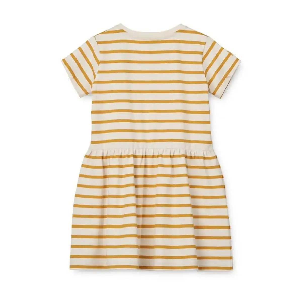 Liewood Lima Baumwollkleid „Creme de la creme / Yellow mellow“