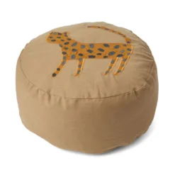 Liewood Mini-Sitzsack Betsy „Leopard / Oat“, Puff, 31x15cm