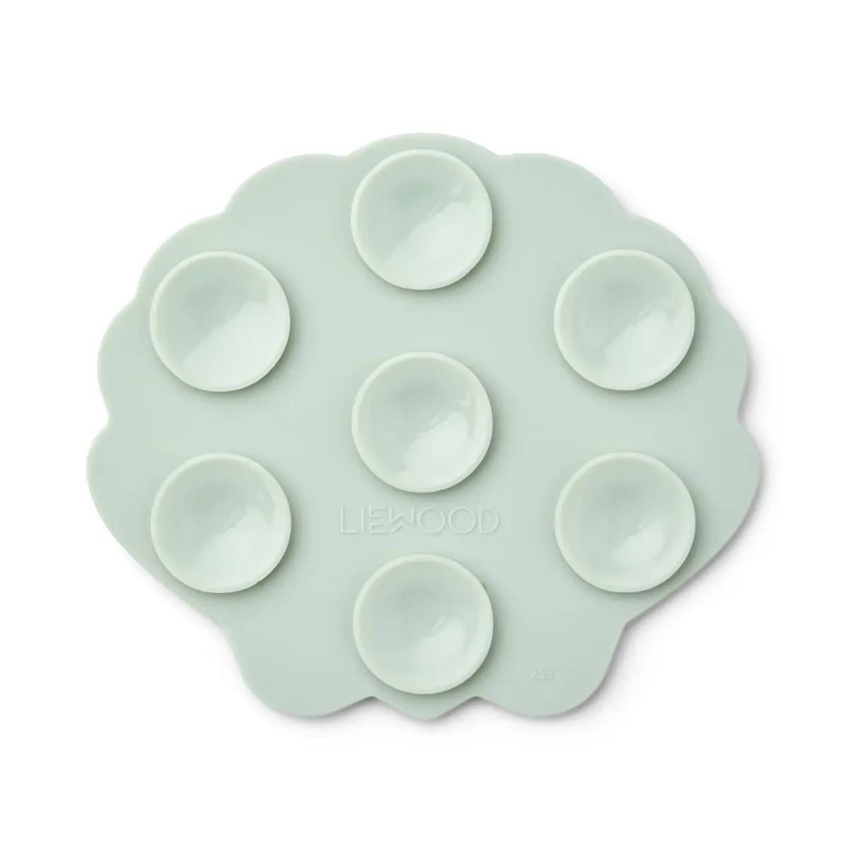 Liewood Mini-Badematten-Set Paola „Sea creature / Peppermint multi mix“, 8-teilig