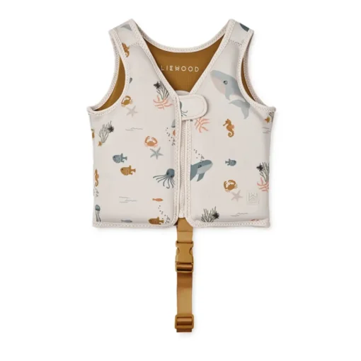Liewood Dove Kinder-Schwimmweste „Sea creature / Sandy“