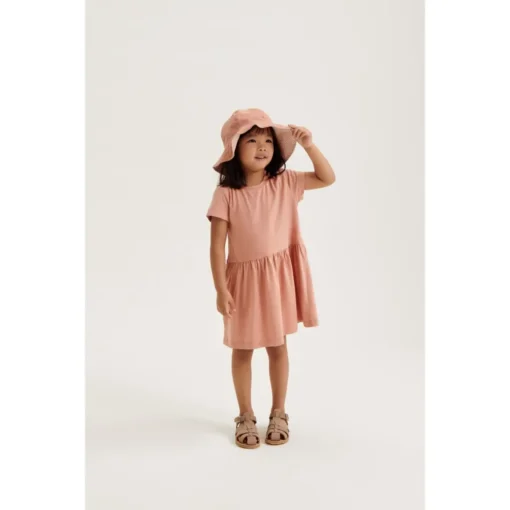 Liewood Wende-Sonnenhut Amelia „Tuscany rose / Sandy“, Seersucker