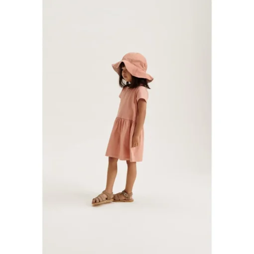 Liewood Wende-Sonnenhut Amelia „Tuscany rose / Sandy“, Seersucker