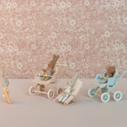 Maileg Vintage-Kinderwagen für Babymäuse „Rose“